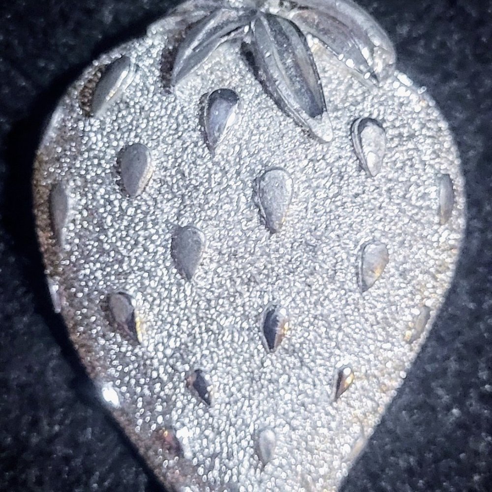 Sarah Coventry silver  strawberry pin